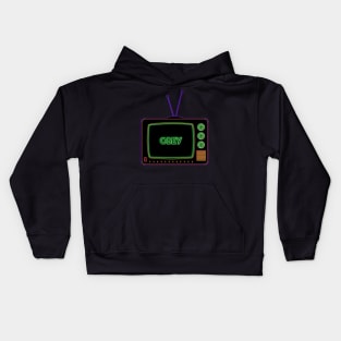 Retro TV | Obey | Pop Art Kids Hoodie